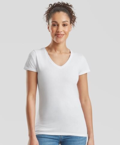 Lady-Fit Valueweight V-Neck T